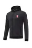 Stoke City FC Giacche da uomo Giacca sportiva per il tempo libero Cappotto caldo autunnale Felpa con cappuccio da jogging all'aperto Camicia da cappotto sportiva casual