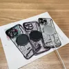 Mechanisch ontwerp Plating Magnetische achterkant voor iPhone 14 Pro Max 11Pro 13Pro 12Pro Max Warmte uitstralend Draadloos opladen Telefoonhoesje