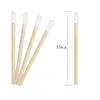 Pinceaux 500 pièces outils de maquillage pour les lèvres en bois jetable pinceau à lèvres en bambou Mini pinceaux applicateurs outils de maquillage cosmétique accessoires