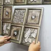 3D PVC Ev Dekor Duvar Etiketleri Su Geçirmez Kendinden Yapışkan Banyo Mutfak Stickers TV Arka Plan Dekorasyon Duvar Kağıt