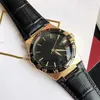 Luxe herenhorloge Saffier lichtgevend horloge zakelijk automatisch mechanisch 41 mm volledig roestvrijstalen horloge