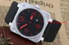 Other Watches 2017 New Style Men's Automatic Mechanical Limited Edition Watch Bell Aviation Men Sport Dive Watches Black Case BR01-92 Black Rubber WATCH J230606