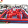 Großhandel Free Ship Outdoor-Aktivitäten 12 x 12 x 2,5 mH (40 x 40 x 8,2 Fuß) Blow Up Riesiges aufblasbares Labyrinth-Arena-Karneval-Sportspiel zu verkaufen