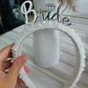 Autres fournitures de fête d'événement Bride to be couronne filles week-end Bachelorette poule fête nuptiale douche mariage fiançailles répétition décoration cadeau Po accessoires 230605