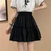 Röcke Kawaii A-Linie Weißer Rock Frauen Sommer 2023 Y2k Mädchen Koreanische Mode Fairycore Preppy Vintage Mini Plissee Hohe Taille Schule