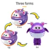 Actie speelgoedcijfers Super Wings Transforming Egg 3 Forms Robots autoplanes transformeren vervormingsvliegtuig robotactiescijfers voor KIS Toys 230605