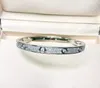 2023 Luxury Top Fine Brand Pure Sterling Silver Jewelry For Women Easy Lock Bangle Rose Yellow Gold Full Diamond Love Bangle Wedding Engagement Screw BraceletAAA