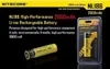 100% original Nitecore NL186 18650 Litiumbatteri 2600mAh 3.7V Li-ion uppladdningsbara batterier för strålkastarlampan LED-ljus vs NL1826