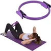 Kręgi jogi pierścień Pilates Circle Circle 38 cm Pilates Pilates Pierścień podwójny uchwyt Pierścień jogi