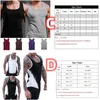 2022 nuovi uomini compressione t-shirt ad asciugatura rapida gilet senza maniche elasticizzato palestra sport canotte running fitness tshirt