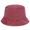 Chapeaux à large bord New Folded Fisherman's Washing denim Mode unisexe Bob Hip Hop Hommes Panama Femmes Bucket Sun Hat Gorros G230603