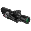 FIRE WOLF 3-10x42 mira holográfica mira de caça ao ar livre retículo mira óptica lunetas mira telescópica tático modelo M9 riflescope-vermelho