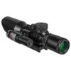 Fire Wolf 3-10x42 Holographic Sight Hunting Scope Outdoor Reticle Sight Optics Sniper Deer Scopes Tactical M9 Model Riflescope-Green