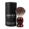 Altri articoli per la depilazione Qshave Man Pure Badger Pennello da barba in legno 100% per rasoio Double Edge Safety Straight Classic 230606