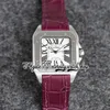 TWF V12 tw20126 Japan Miyota NH05 Automatik Damenuhr 36 mm 316L Edelstahlgehäuse weißes Zifferblatt römische Markierungen rosa Lederarmband 2023 Hochwertige Damenuhren