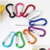 Other Hand Tools Mini Carabiner Ring Keyrings Key Chains Sport Camp Snap Clip Hook Keychain Hiking Aluminum Convenient Cam Drop Deli Dh8Ho