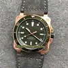 Other Watches ZW Quality INSTRUMENTS 42mm BR 03-92 DIVER BR0392-D-G-BR/SCA Green Dial Japan Miyota 9015 Automatic Mens Watch AISI316L Case Leather Watches J230606