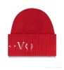 Cappelli firmati Berretto da uomo e da donna autunno/inverno in maglia termica cappelli uomo donna rosa rosso nero