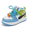 Sneakers Kinderen Sportschoenen Lente Jongens Casual Board Schoenen Hoge Top Antislip Basketbalschoenen Meisjes Zachte Zool Baby Kinderschoenen 230606