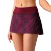 Womens LL-88207 Yoga kläder höga midja tenniskjolar tränar veckade kjol cheerleaders korta klänningar fiess bär flickor som kör elastiska vuxna byxor sportkläder