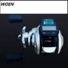 2023 Nowy styl M200 Digital Water Drop Wheel 7.2: 1 Szybki stosunek energii słonecznej ładowanie głębokiego drutu szklanki ryb rybackich