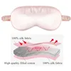 Care Pink Eye Mask for Sleeping Imitated Silk Eye Mask Shading Sleep Eye Mask Travel Relax Eyeshade Soft Cover Eyepatch Sleepeye Mask