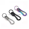 Key Rings Stainless Steel Ring Quickd High Quality Rainbow Keyring Hangs Keychain Holders Carabiner Women Men Outdoor Will And Drop Dhvbo