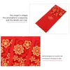 Hediye sarma yılı içi boş kırmızı zarf geleneksel cepler dekoratif paketler Çin tarzı zarflar