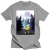 Erkek Tişörtleri Coraline Erkek Happyhallowen Kız ve Ağaç artı boyutu üstleri Kısa Kollu Mizah T-Shirt O boyun pamuklu tişört