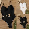 Swim Wear Vintage Swimsuit Женщины Сексуальная чашка с твердыми брюками с высокой талией аксессуары для повязки на голову бикини элегантные купальные костюмы купальники 230605