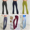 Yoga Femme Pantalon Ample Bodybuilding Mini Pantalon Évasé Entraînement Sport Bell Bottoms Lady Sexy Fesses Levant Pantalon Large Jambe