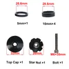 Bike Headsets MTB Bicycle Top Tube Cap Screw Headset Spacer Cover Fork Ring Front Spacers 1 18 Inch Bike Stem washer Top Cap Headset Star Nut 230606