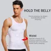 Men's Body Shapers Mens Compression Shirt Slimming Body Shaper Waist Trainer Vest Workout Tank Tops Abs Abdomen Undershirts Shapewear Shirts 230606