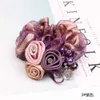 Andere Mode Haar Touw Roos Bloem Haar Strass Haar Banden Rubber Haar Sieraden Haar Accessoires Voor Vrouwen