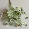 装飾的な花人工ユーカリ茎背が高い15 "フェイクブランチ花瓶ホームパーティーの結婚式の装飾のための偽の緑の植物