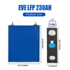 LIFEPO4 230AH LIFEPO4 Pil 12V 24V 36V 48V EU Stok Şarj Edilebilir Pil Güneş Nakliye Ücretsiz 5-7 Gün Varış