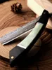 Лезвия высококачественная ручка для домашних животных Damascus Steel Razor с VG10 стальная головка складывающаяся бритва