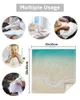 Guardanapo de mesa tropical praia areia spray guardanapos decoração de casamento lenço macio banquete pano reutilizável