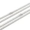 2023 chaîne de tennis en or véritable 2mm -5mm taille Bracelet hommes Moissanite collier de diamants pour bijoux