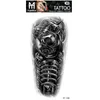 Tatuaggi temporanei Tatuaggio finto impermeabile Braccio superiore Testa di lupo umano Totem Testo arabo Adesivi maschili femminili di una volta 230606