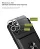 Estuches para teléfonos con soporte magnético para automóviles para iPhone 14 6.1 13 Pro Max 7 8 SE2 SE3 XS XR X 11 12 MINI 11 14 MAX Cámara resistente a caídas y rasguños con un estuche protector de película de lente