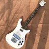 Custom shop, witte 5-snarige elektrische basgitaren, hardware-gitaren van hoge kwaliteit, gratis verzending