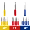 Libère 30/45/60 degrés lames de rechange pour Roland Cricut traceur lame couteau lames de coupe pour outils électriques traceur de découpe