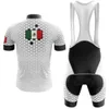 Jersey rowerowe zestawy drużyny sportowej w Meksyku Letnie koszulki z krótkim rękawem Outdoor Mountain Rower Riding Sportswear Set 230605