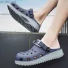 Hot sale Men Platform Sandals 2023 Casual Fashion Clogs Men Garden Shoes Outdoor Non-slip EVA Beach Slippers Men Summer Slides L230518