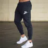 Yeni koşu pantolonları Erkekler Marka LOGO Spor Eşofman Altı Koşu Pantolon Pantolon Erkek Joggers Pamuk Eşofman Slim Fit Pantolon Vücut Geliştirme Pantolon