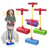 Sports Toys Kids Games Foam Pogo Stick Jumper Indoor Outdoor Fun Fitness Equipment Improve Bounce Sensory for Boy Girl Gift 230605