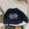 T-shirts 100% Cotton Loose Korean Kids Fried Street T-shirt Boy and Girl Spring and Autumn Undershirt Baby Kids Top 230605