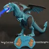 Electricrc Animals Mand Electric Spray Dinozaury Zabawki Talking Walking Fire Dragon Boy Child Boy Prezent Świąt Bożego Narodzenia Fine Electronic Pets 230605