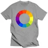 Hommes t-shirts couleur cercle Palette chemise artiste peintre Art professeur t-shirt hommes 2023 été coton décontracté à manches courtes hauts t-shirt